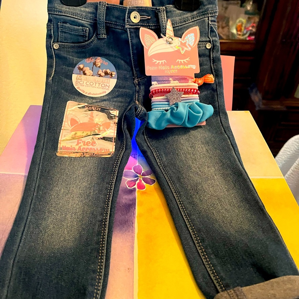 2T squeeze brand cute jeans